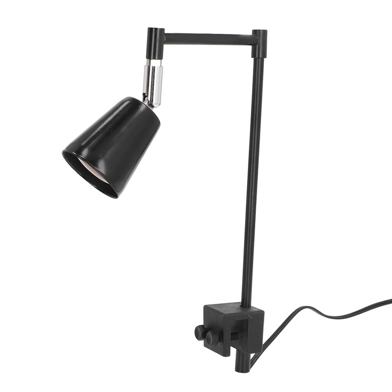 Reptile Lamp Stand Adjustable Multi Angle Rotation Clip Reptile Heat