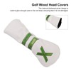 PU Waterproof Golf Head Covers Internal Thickened Plush Durable Golf