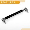 Partuto 2pcs 10cm/3.94in Car Splitter Support Rods Adjustable Front Rear