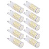 10PCS G9 220V LED Lamp Dimmable Ceramic LED Bulb Replace