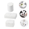 WOONEKY 3pcs Multi-function Desktop Storage Boxes for Home Organization Shape