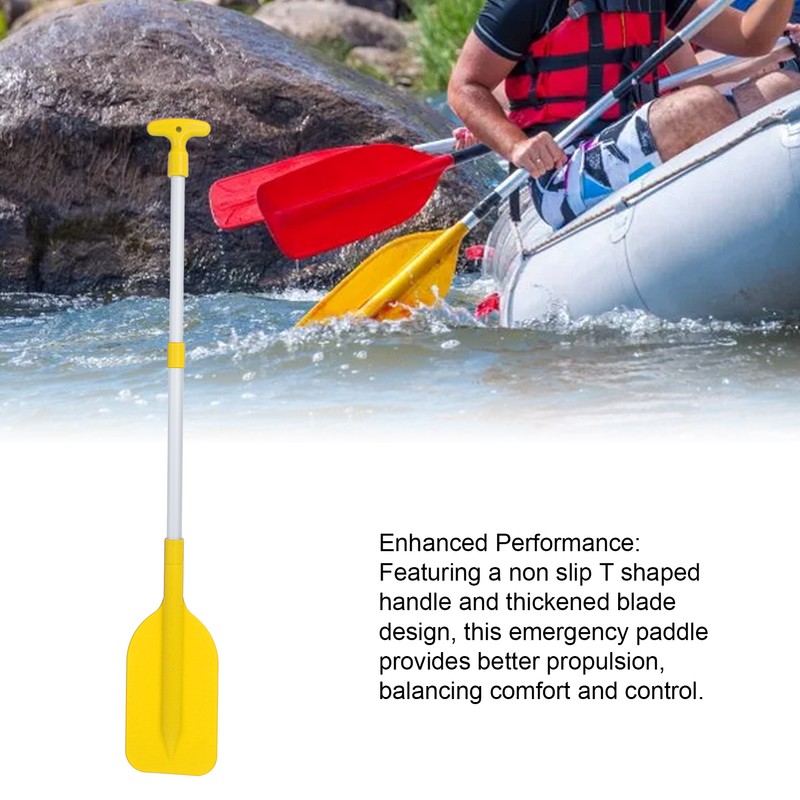 Telescoping Emergency Paddle Aluminum Alloy Plastic UV Proof Inflatable Boat