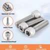 Dayalo Pack of 100 M3 x 8 Cylindrical Head Screws
