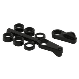 Prime-Line L 5930 Universal Screen Clips Fits Flush to 7/16 In. Diecast Black Painted (4 Pack)