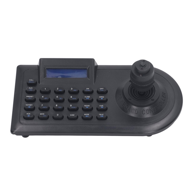 LCD Analog PTZ Camera Keyboard with 4D Joystick PTZ Speed