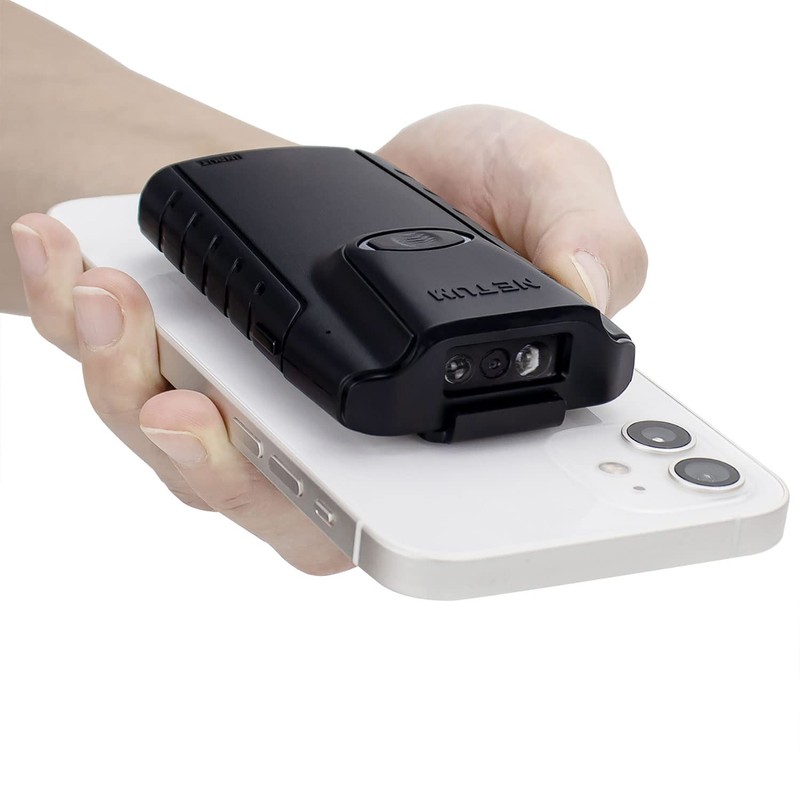NETUM Bluetooth 2D Barcode Scanner, 3-in-1 Small Portable QR Barcode