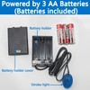 Fake Car Alarm, Dummy Car Alarm,(Batteries Included) Red LED Light