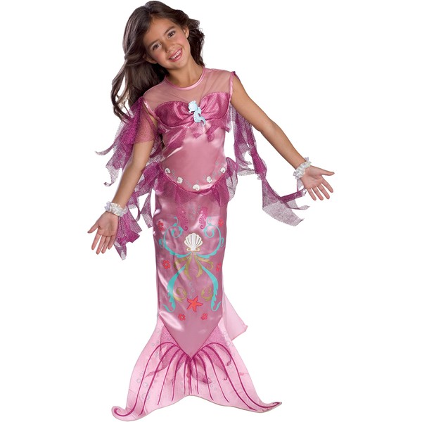 Rubie's Child's Let's Pretend Pink Mermaid Costume, Small