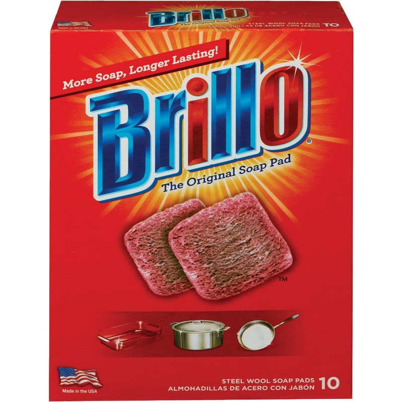 BRILLO STEEL WL PAD 10CT