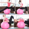 CSKJ Yoga Ball (45cm-75cm),Exercise Ball,Yoga Ball Chair, Extra Thick Anti