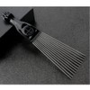 2 PCS Afro Pick Comb Wide Hair Pick Comb Black