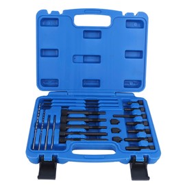 22PCS Glow Plug Remover Set, Spark Plug Extractor Glow Plug Removal Puller Extractor Heater Element Electrodes Drilling Tapping for Glow Plugs Threads M8 x 1.0 M10 x 1.0 M10 x 1.25