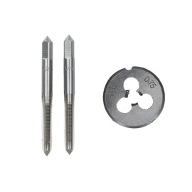M6 x 0.75mm Metric Tap and Die Tungsten Steel Taper and Plug TD031_TD066