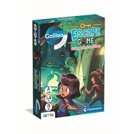 Clementoni Galileo Escape Game - Caught in the Scary House - Board Game for Puzzle & Puzzles Including Clue Cards and Props - Family Game from 8 Years 59449