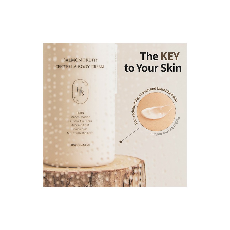 HEVEBLUE [HEVEBLUE]Salmon Fruity Centella Body Cream 300g