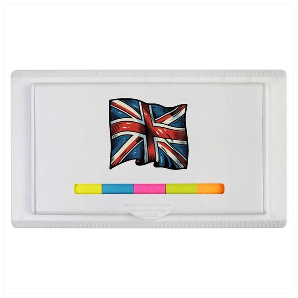 'Waving Union Jack Flag' Sticky Note Ruler Pad (ST00034103)