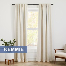 2 Pack Telescoping Curtain Rods, 1Inch Diameter Drapery Rods 48-84Inch Length Adjustable Rod with Brackets Window Treatment-Frosted Black