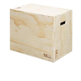 Venbytech for 3 in 1 Wooden Plyo Box Jump Box Plyometric Box for Jump Trainer, Skipp, Ju