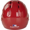 RAWLINGS Velo Series Gloss Baseball Batting Helmet, Scarlet, Senior
