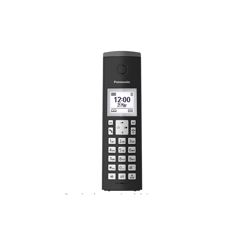 Panasonic Teléfono Inalámbrico Modo no Molestar KXTGK210B Negro