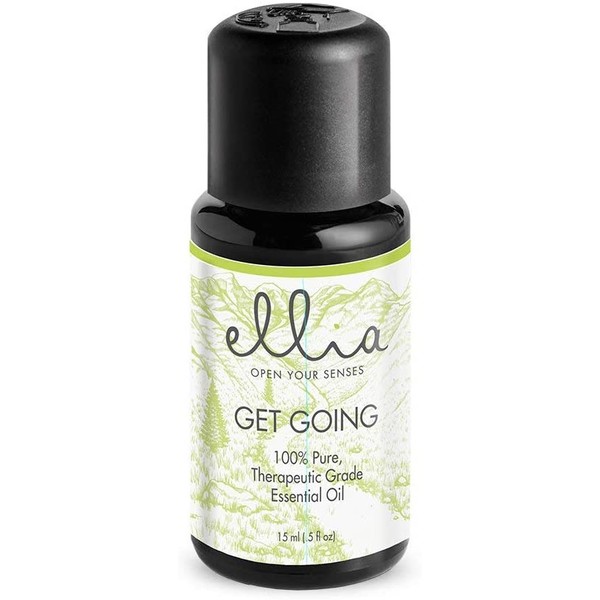 Ellia Diffuser Essential Oil | Get Going Blend| 15ml, 100% Pure, Therapeutic Grade