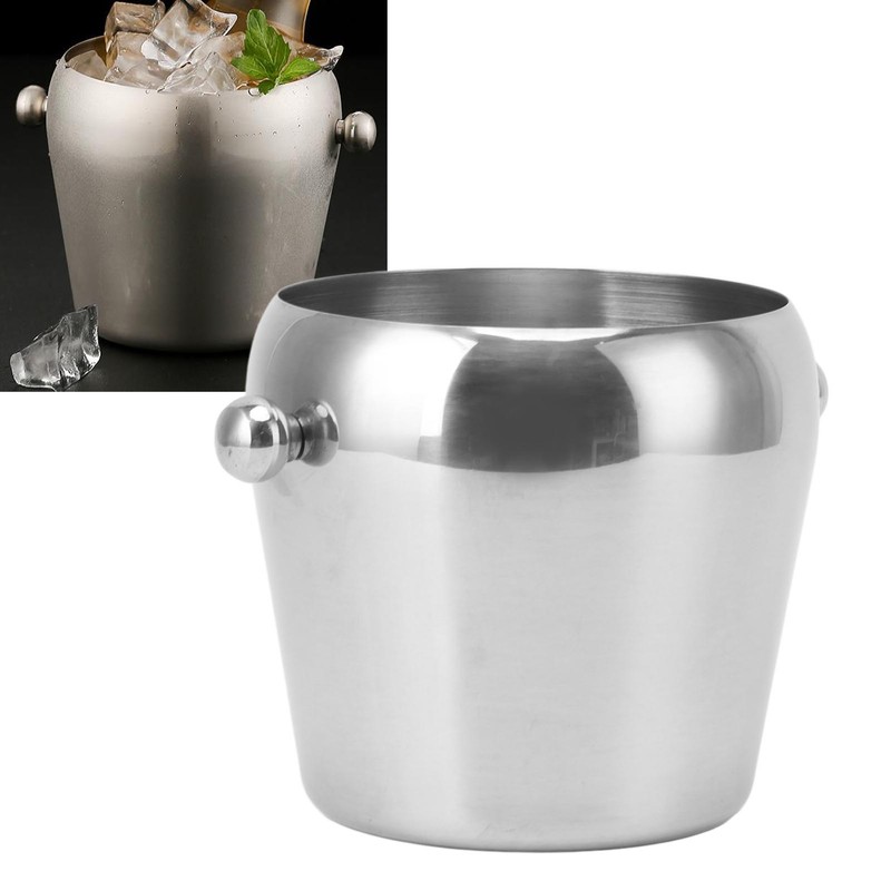 Stainless Steel Ice Bucket Champagne Ice Bucket Wine Chiller Bucket