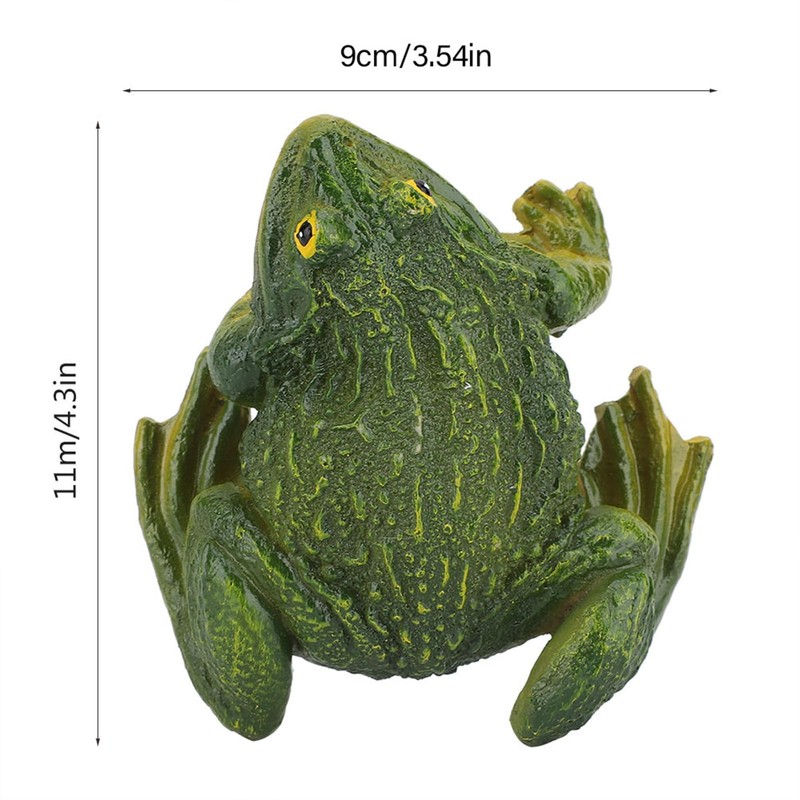 Hztyyier Toad Figurine Realistic Toad Figurine Lawn Garden Courtyard Ornaments
