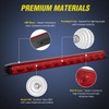 Nilight Trailer Light 16Inch 12 LED Red Running Brake Sequential