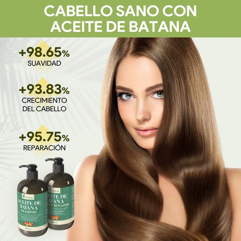 Aceite De Batana Shampoo Y Acondicionador Cuidado De Cabello