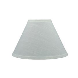 Aspen Creative 58759, Empire Uno Lamp Shade, Off White, 4" Top x 10" Bottom x 7" Slant Height, Slip UNO 33mm