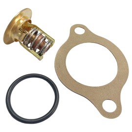 SeaSierra 383307 Thermostat Kit with Gasket Replace OMC Cobra Volvo Penta 4.3-5.8 L V6 V8 GM Ford 160º Stern Drive 307239 Sierra 18-3677 Outdrives Marine Engine