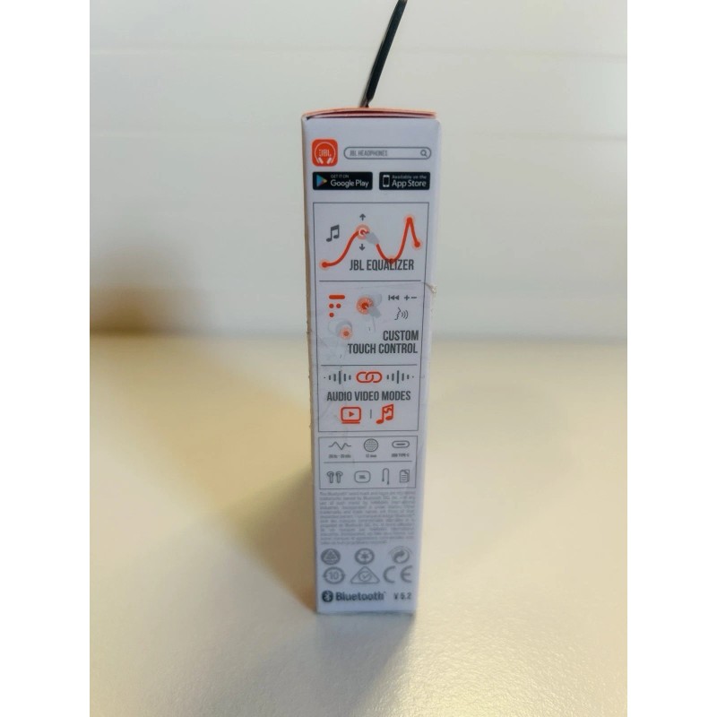 JBL Vibe Flex Perfect Fit Wireless Earbuds, Color White by