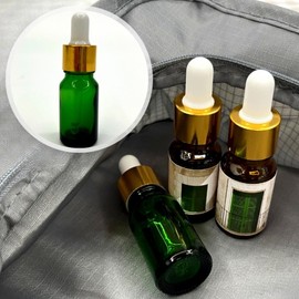 Oil Dropper Green Bottle 10ml 8ea
