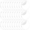 40PCS Acrylic Blanks,Acrylic Ornaments Blanks Bulk Clear Circles Disc Ornaments