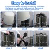 Pilleay 6 Pcs 190106Z Air Bleeder Screen Cap, Stainless Steel