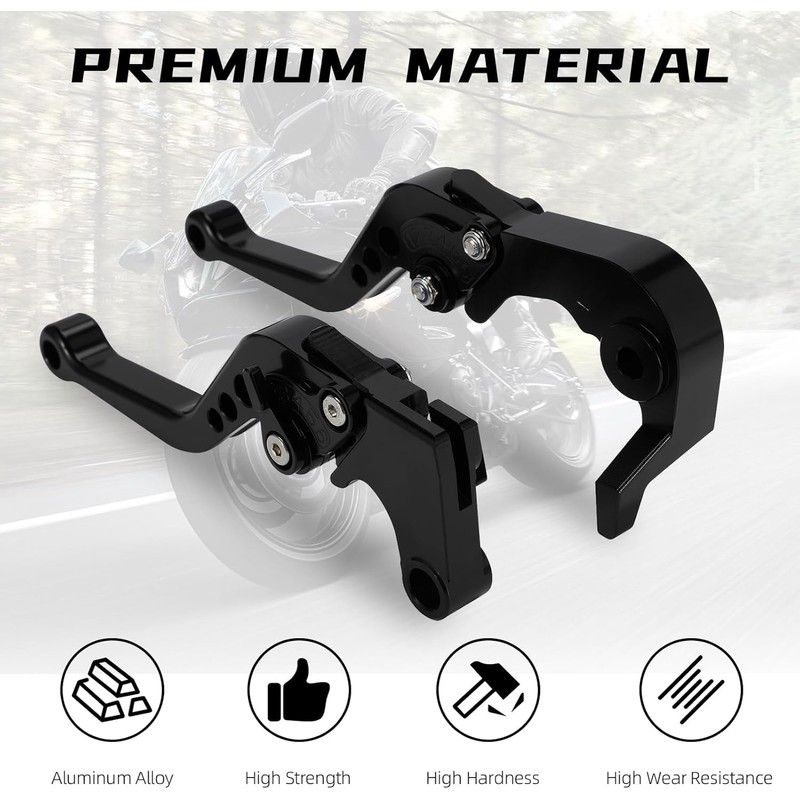 BAOUFF Motorcycle Brake Clutch Levers for R7,Adjustable 6061 Aluminum CNC