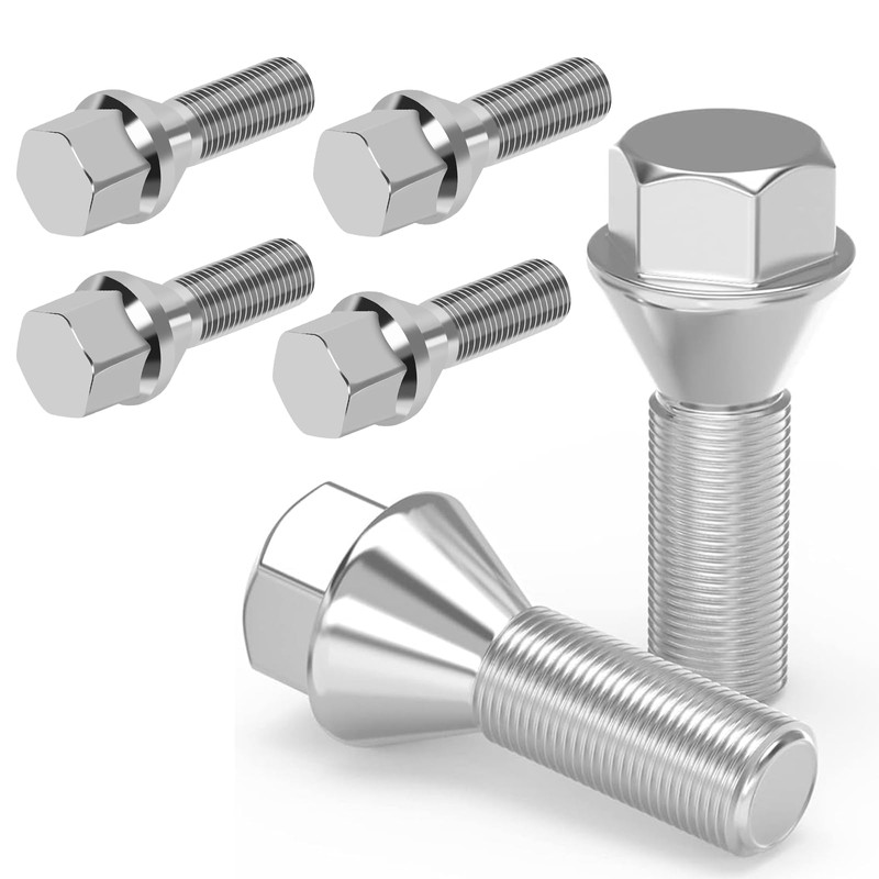 M12x1.25 Stock Wheel Lug Bolts Endxedo 20PCS 28MM Shank 19MM
