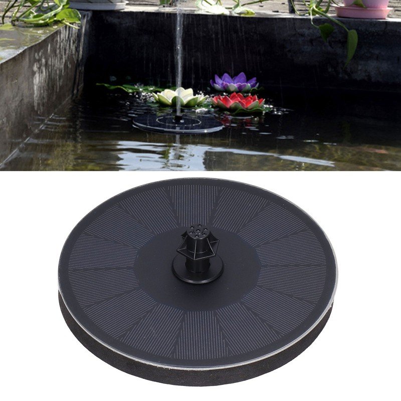 Solar Bird Bath Fountain Water Pump Decoration for Gardens Pools