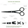 Professional Hair Scissors 6 Inch Salon Barber Shears Ergonomic