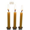 Beeswax Candle Works, Chanukah (Pack of 45) 100% USA Beeswax