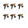 Nanoskin 6-Pack Acid Resistant Trigger Sprayer - Gold, 9 1/4"
