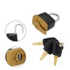 Topteng Padlock Pad Lock W/3 Keys Suitable for Caterpillar (CAT)
