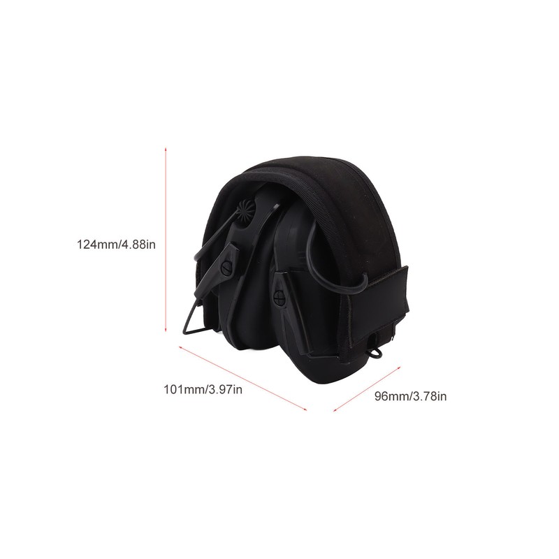 Noise Reduction Electronic Earphones Noise Reduction Foldable ABS Adjustable Headband