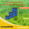 TRUSTLIONTEK 6 PCS 88512 Replacement Trimmer Spool, 14" 0.065" Compatible