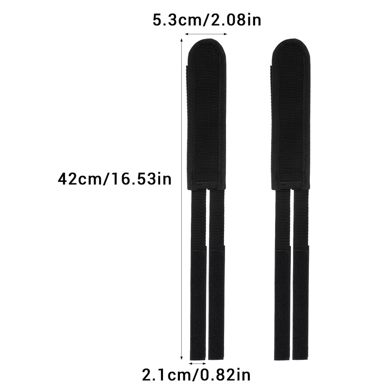 1 Pairs Bike Pedal Straps, Toe Clips Straps Adjustable Anti-Slip