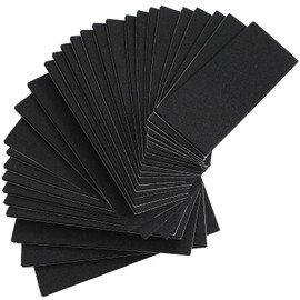 24 Pieces Fingerboard Foam Grip Tape Adhesive Foam Tape Black Non Slip Foam Grip Tape for Fingerboards, 38 x 110 m x 2 mm