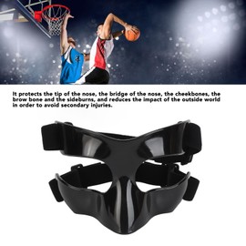 ZJchao Protector Nasal Protector Facial para Deportes Ligero y Cómodo Previene Lesiones Material de Policarbonato, Adecuado para Nariz Lesionada, Protección Deportiva Versátil