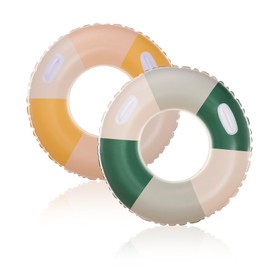 Swimming Ring for Adults,2pcs Inflatable Pool Rubber Ring Swim Pool Inflatables for Water Sports Summer Beach Pool Party