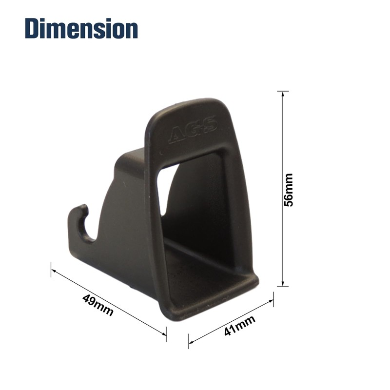 JHKLS ISOFIX Interface Belt Latch Guide, 2 Pcs Car Seat