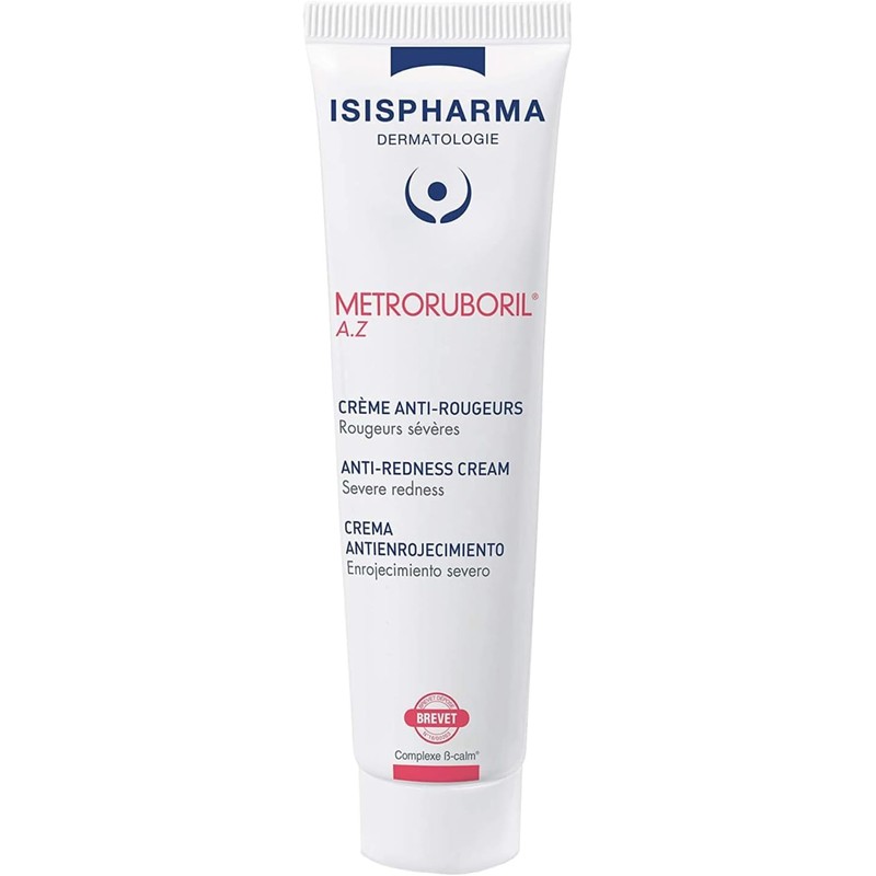 Isispharma Metroruboril AZ crema para rosacea, y pieles sensibles